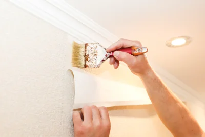 Pose de papier peint à Ville-d'Avray — revêtements muraux et toiles de verre